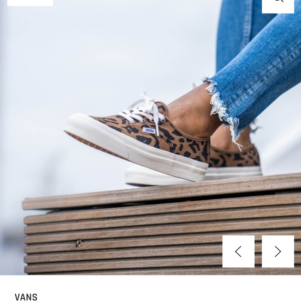 SOLD☆VANS ☆ leopard anaheim sneakers - Picture 2 of 7